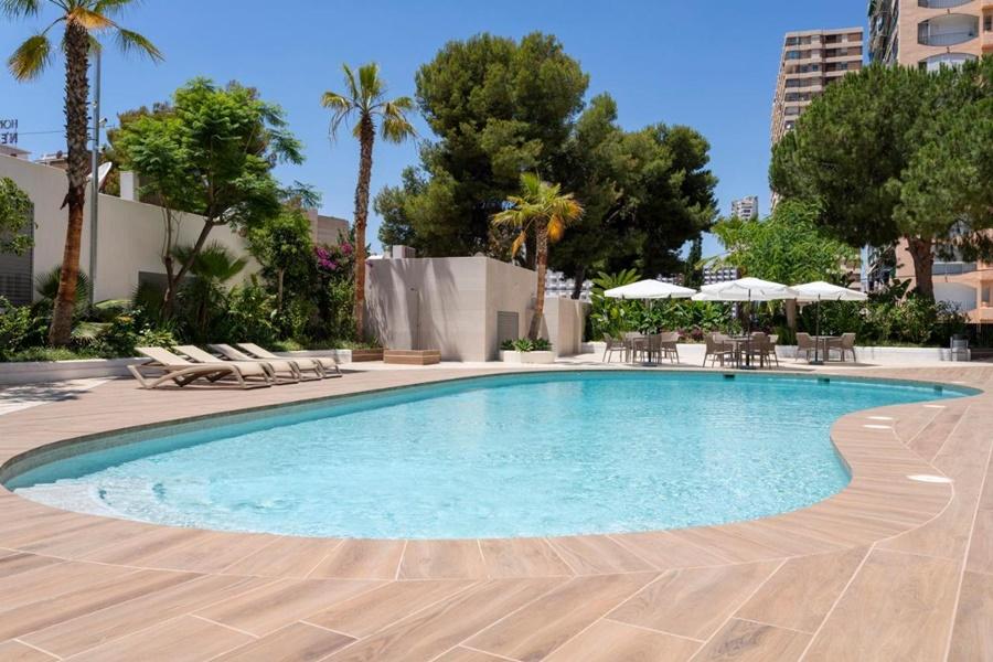 Halley Hotel & Apartments Affiliated By Melia Benidorm Exterior foto